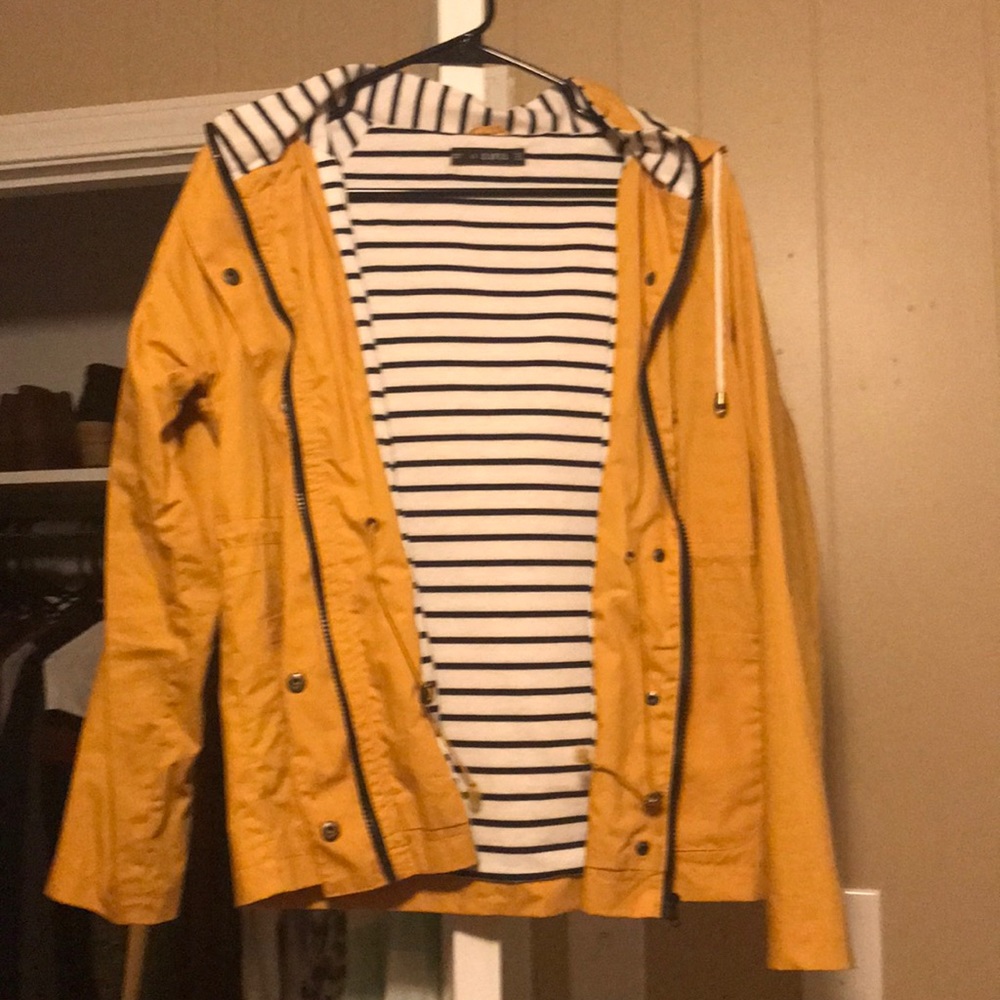 Yellow raincoat